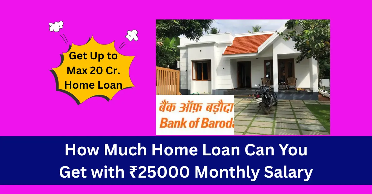 How Much Home Loan Can You Get with ₹25000 Monthly Salary